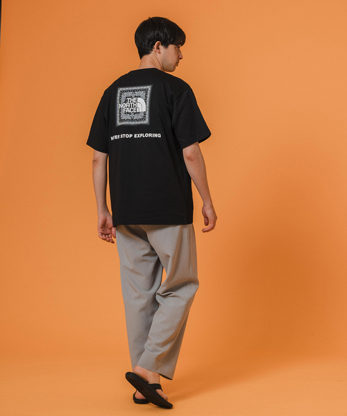 THE NORTH FACE(ザノースフェイス)の「THE NORTH FACE S/S Bandana Square Logo Tee NT32446(Tシャツ/カットソー・メンズ・ホワイト/ライトグレー/ブラック/コバルトブルー・MEDIUM/LARGE/X-LARGE)」の5枚目の写真