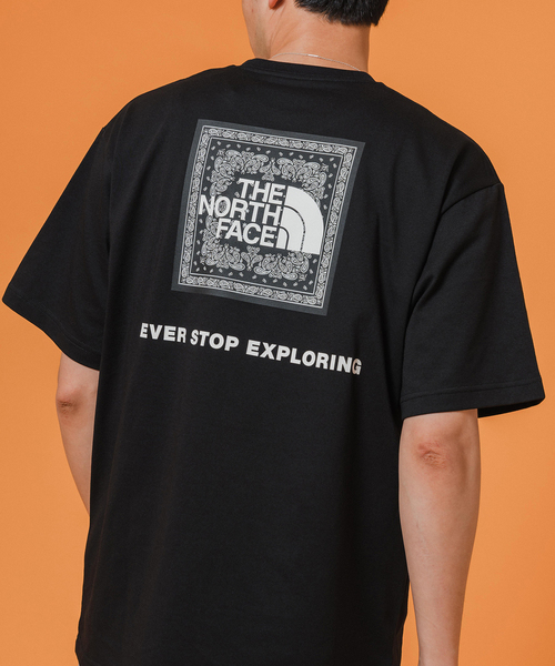 THE NORTH FACE(ザノースフェイス)の「THE NORTH FACE S/S Bandana Square Logo Tee NT32446(Tシャツ/カットソー・メンズ・ホワイト/ライトグレー/ブラック/コバルトブルー・MEDIUM/LARGE/X-LARGE)」の10枚目の写真