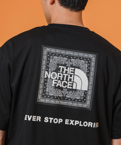THE NORTH FACE(ザノースフェイス)の「THE NORTH FACE S/S Bandana Square Logo Tee NT32446(Tシャツ/カットソー・メンズ・ホワイト/ライトグレー/ブラック/コバルトブルー・MEDIUM/LARGE/X-LARGE)」の12枚目の写真