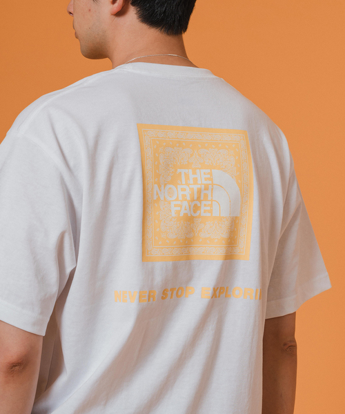 THE NORTH FACE(ザノースフェイス)の「THE NORTH FACE S/S Bandana Square Logo Tee NT32446(Tシャツ/カットソー・メンズ・ホワイト/ライトグレー/ブラック/コバルトブルー・MEDIUM/LARGE/X-LARGE)」の18枚目の写真