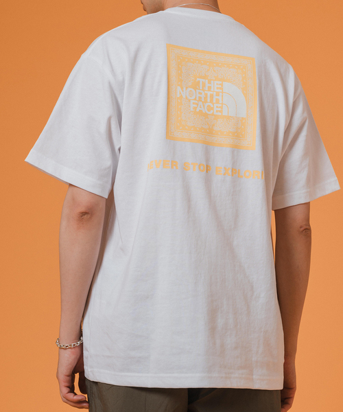 THE NORTH FACE(ザノースフェイス)の「THE NORTH FACE S/S Bandana Square Logo Tee NT32446(Tシャツ/カットソー・メンズ・ホワイト/ライトグレー/ブラック/コバルトブルー・MEDIUM/LARGE/X-LARGE)」の20枚目の写真
