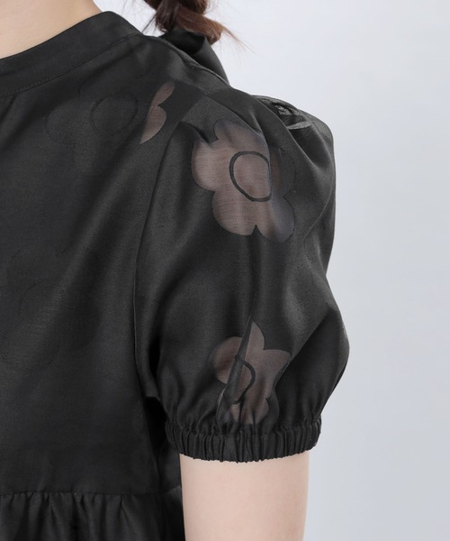新品❁MARY QUANT❁シアーデイジーバックリボンブラウス Amazon | [マリークヮント] シアーデイジーバックリボン