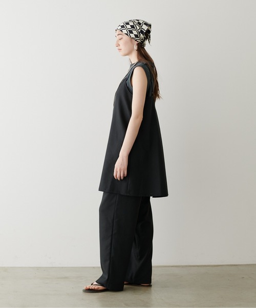 LARUTA（ラルータ）の「【LARUTA】リネンライクゴム入りイージーパンツ  