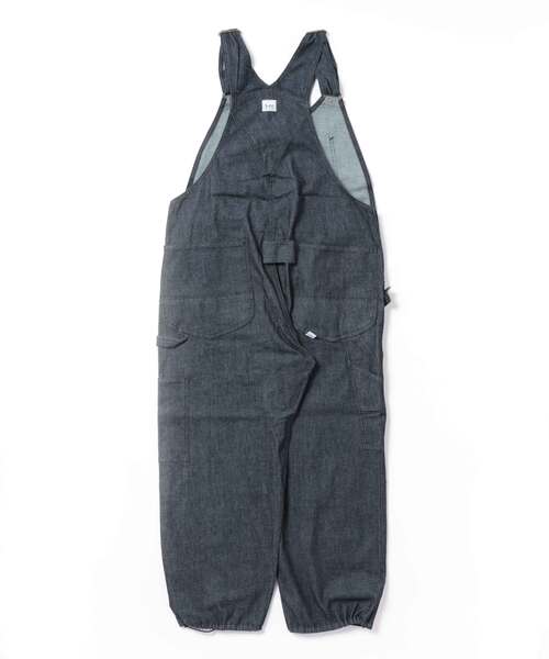 Lee（リー）の「Lee/リー【UNISEX】【難燃デニム 撥水カラー】アウトドア エプロンオーバーオール（サロペット/オーバーオール・メンズ・インディゴブルー/ホワイト/ピンク/ブラック・MEDIUM/LARGE/SMALL）」の5枚目の写真