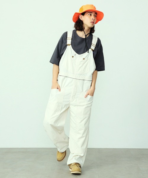 Lee（リー）の「Lee/リー【UNISEX】【難燃デニム 撥水カラー】アウトドア エプロンオーバーオール（サロペット/オーバーオール・メンズ・インディゴブルー/ホワイト/ピンク/ブラック・MEDIUM/LARGE/SMALL）」の20枚目の写真