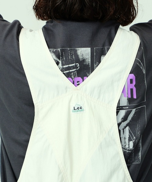 Lee（リー）の「Lee/リー【UNISEX】【難燃デニム 撥水カラー】アウトドア エプロンオーバーオール（サロペット/オーバーオール・メンズ・インディゴブルー/ホワイト/ピンク/ブラック・MEDIUM/LARGE/SMALL）」の16枚目の写真