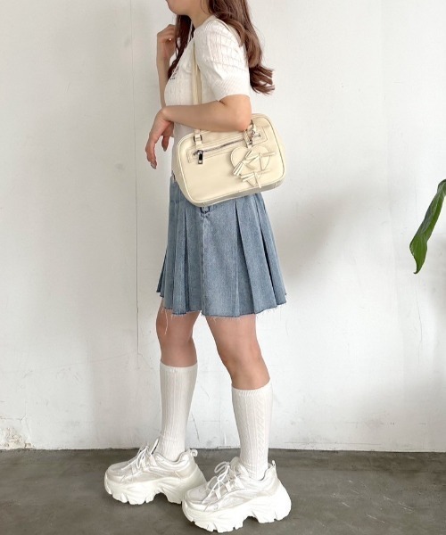 OLIVE des OLIVE（オリーブデオリーブ）の「ネコ刺繍ケーブルポロ