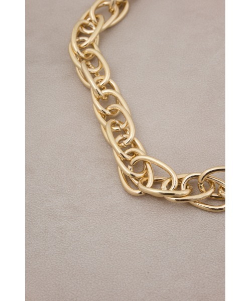 AZUL by moussy(アズールバイマウジー)の「ボリュームチェーンネックレス(ネックレス・レディース・ゴールド系その他/シルバー・FREE)」の6枚目の写真