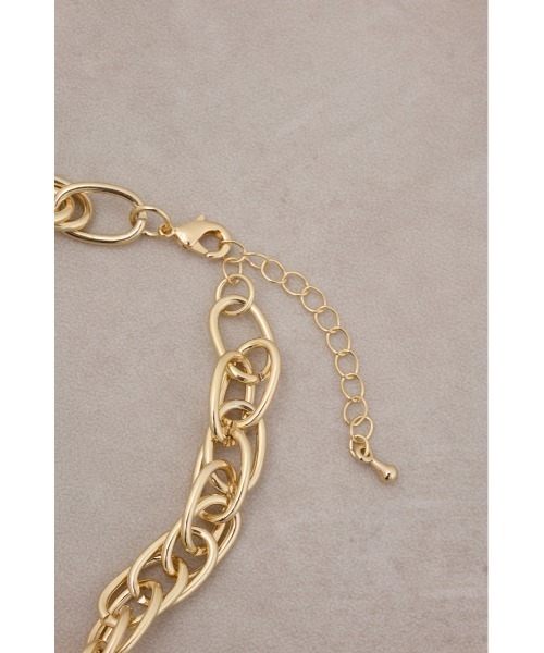 AZUL by moussy(アズールバイマウジー)の「ボリュームチェーンネックレス(ネックレス・レディース・ゴールド系その他/シルバー・FREE)」の7枚目の写真