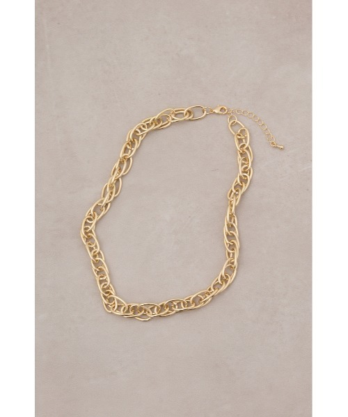 AZUL by moussy(アズールバイマウジー)の「ボリュームチェーンネックレス(ネックレス・レディース・ゴールド系その他/シルバー・FREE)」の5枚目の写真