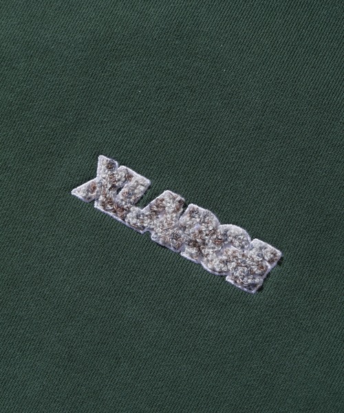 XLARGE(エクストララージ)の「CHENILLE SLANTED OG HOODED SWEATSHIRT(パーカー・メンズ・アッシュ/グリーン/ベージュ/ブラック・S/M/L/XL)」の6枚目の写真