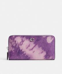 COACH アコーディオン ジップ ウォレット・タイ ダイ プリント 公式】COACH – コーチ | タビー ミディアム ウォレット・タイ ダイ