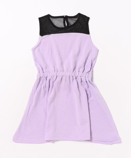 ANAP kids（アナップキッズ）の「シースルーノースリーブハートベルトワンピース（ワンピース・キッズ・ブラック/サックスブルー/ラベンダー・130cm/120cm/110cm）」の16枚目の写真