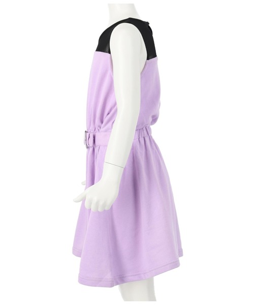 ANAP kids（アナップキッズ）の「シースルーノースリーブハートベルトワンピース（ワンピース・キッズ・ブラック/サックスブルー/ラベンダー・130cm/120cm/110cm）」の11枚目の写真