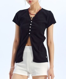 LOWBI | LOWBI／Ｖネックカーディガン(カーディガン/ボレロ)