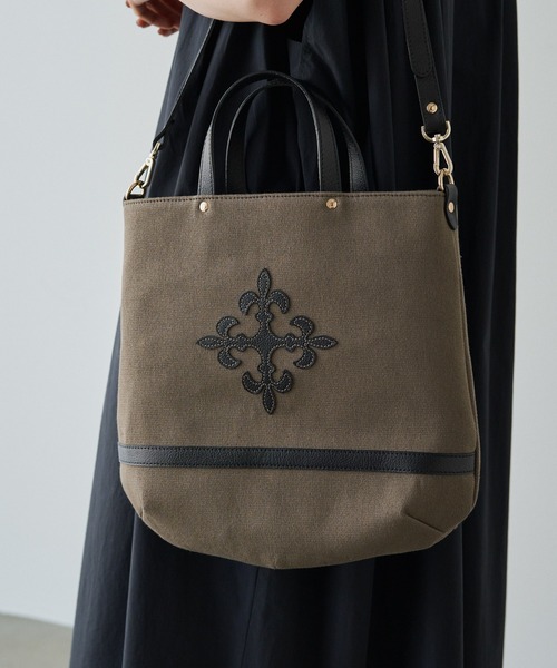 russet（ラシット）の「【キャンバス】2wayトートバッグ（CE-1348