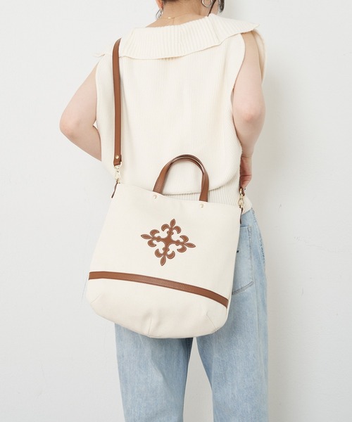 russet（ラシット）の「【キャンバス】2wayトートバッグ（CE-1348