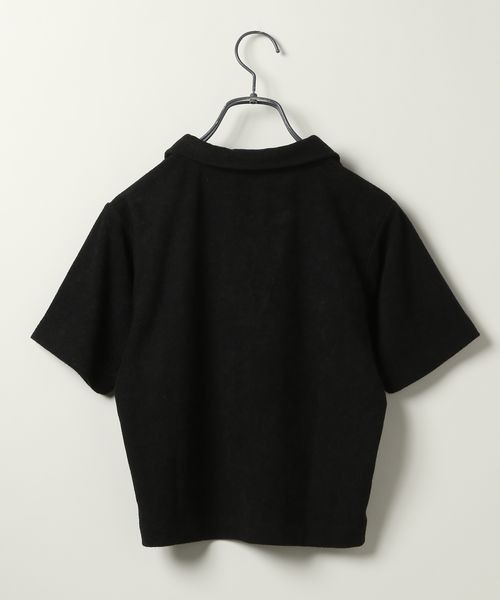 JEANASIS（ジーナシス）の「【ZOZO限定】パイルスキッパーポロSS/139170（ポロシャツ・レディース・ブラック/ピンク・FREE）」の14枚目の写真