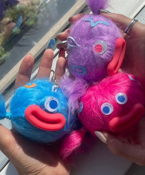 セール】WEGO/キャンディモンスターぬいぐるみキーホルダー