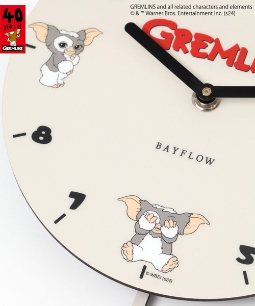 BAYFLOW（ベイフロー）の「[文字盤が見やすい]【GREMLINS】振り子時計（掛け時計・レディース・ライトグレー・0）」の6枚目の写真