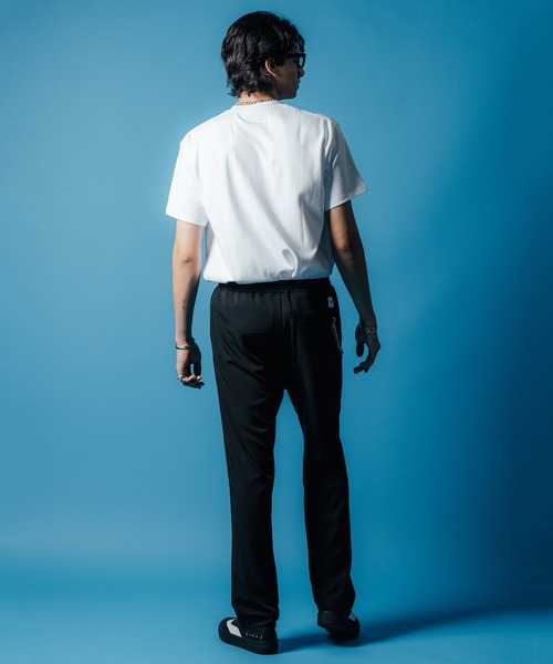 【セール】THE CRIMIE EMBROIDERY SHORT SLEEVE T SHIRT / チェーンステッチ 筆記体 刺繍（Tシャツ/カットソー）｜CRIMIE（クライミー）