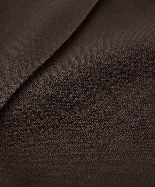 un dix cors（アンディコール）の「《スタイリッシュなのに履き心地ラクチン》ピンタックイージーパンツ（スラックス・レディース・ブラウン/ブラック・M/L）」の4枚目の写真