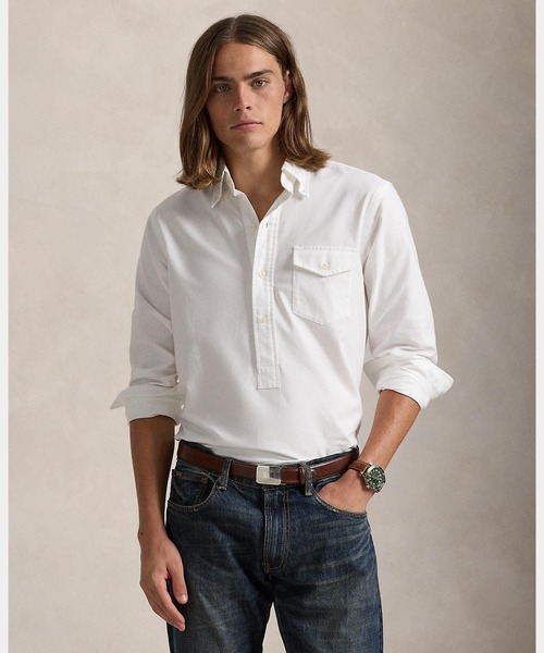 【セール】クラシック フィット オックスフォード ポップオーバー シャツ(シャツ/ブラウス)|POLO RALPH LAUREN(ポロ ラルフ ローレン) 【セール】クラシック フィット オックスフォード ポップオーバー シャツ(シャツ/ブラウス)|POLO RALPH LAUREN(ポロ ラルフ ローレン)