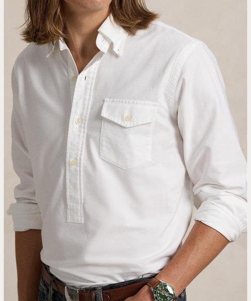 【セール】クラシック フィット オックスフォード ポップオーバー シャツ(シャツ/ブラウス)|POLO RALPH LAUREN(ポロ ラルフ ローレン) 【セール】クラシック フィット オックスフォード ポップオーバー シャツ(シャツ/ブラウス)|POLO RALPH LAUREN(ポロ ラルフ ローレン)