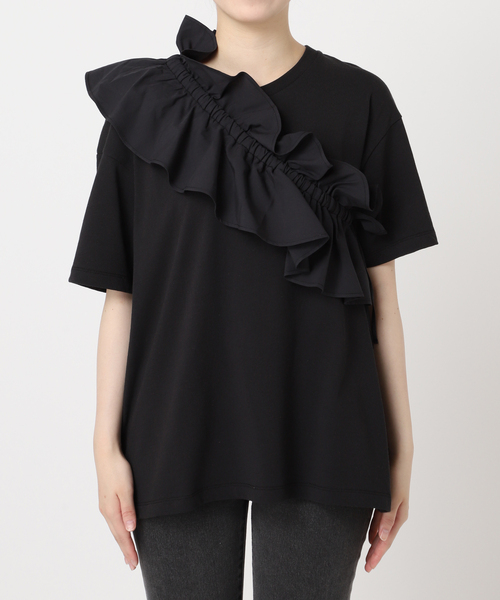 JOURNAL STANDARD relume(ジャーナルスタンダード レリューム)の「フリルパーツセットTシャツ(Tシャツ/カットソー・レディース・ブラック/ホワイト・FREE)」の16枚目の写真