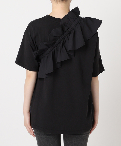 JOURNAL STANDARD relume(ジャーナルスタンダード レリューム)の「フリルパーツセットTシャツ(Tシャツ/カットソー・レディース・ブラック/ホワイト・FREE)」の15枚目の写真