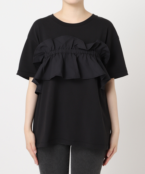 JOURNAL STANDARD relume(ジャーナルスタンダード レリューム)の「フリルパーツセットTシャツ(Tシャツ/カットソー・レディース・ブラック/ホワイト・FREE)」の13枚目の写真