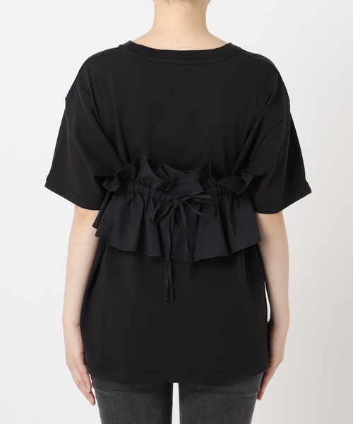 JOURNAL STANDARD relume(ジャーナルスタンダード レリューム)の「フリルパーツセットTシャツ(Tシャツ/カットソー・レディース・ブラック/ホワイト・FREE)」の12枚目の写真