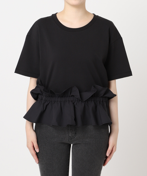 JOURNAL STANDARD relume(ジャーナルスタンダード レリューム)の「フリルパーツセットTシャツ(Tシャツ/カットソー・レディース・ブラック/ホワイト・FREE)」の11枚目の写真