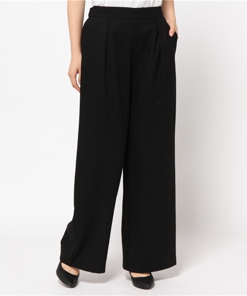 ROSE BUD（ローズバッド）の「(B.B)R52281-32TV PANTS（その他パンツ・レディース・ブラック/グレー/キャメル・ONE SIZE）」の2枚目の写真