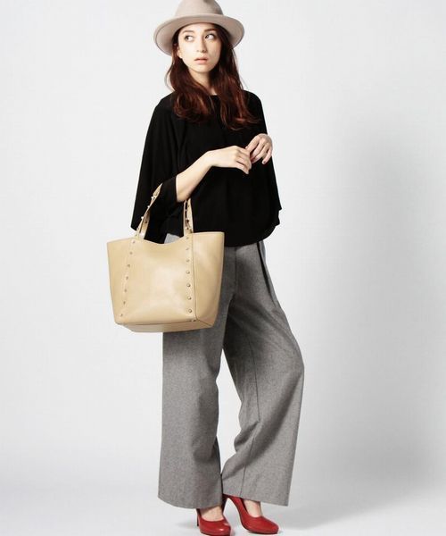 ROSE BUD（ローズバッド）の「(B.B)R52281-32TV PANTS（その他パンツ・レディース・ブラック/グレー/キャメル・ONE SIZE）」の13枚目の写真
