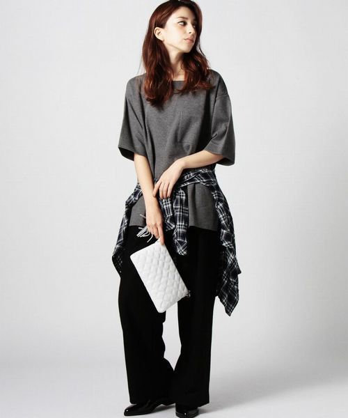 ROSE BUD（ローズバッド）の「(B.B)R52281-32TV PANTS（その他パンツ・レディース・ブラック/グレー/キャメル・ONE SIZE）」の14枚目の写真