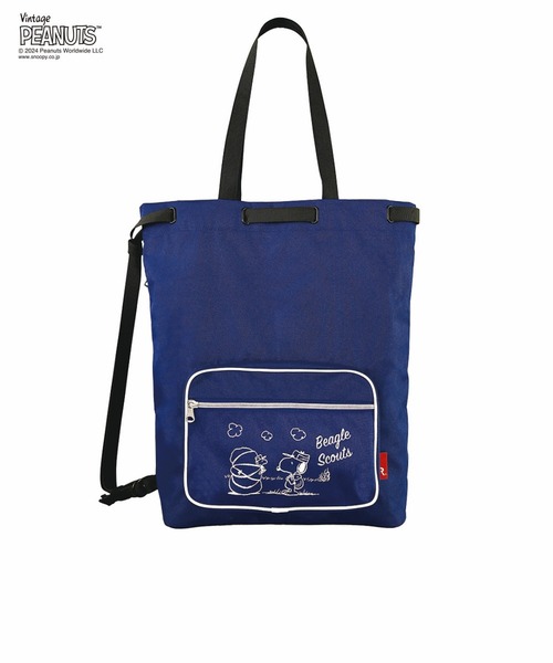 Vintage PEANUTS(ビンテージピーナッツ)の「ルートート / SNOOPY IP.セオルーdelta.PEANUTS-9J(バックパック/リュック・レディース・イエロー/ブルー/オリーブ/レッド/ブラック・FREE)」の4枚目の写真