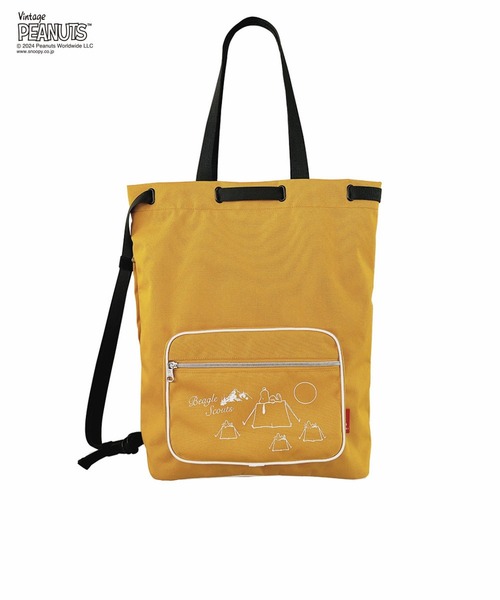 Vintage PEANUTS(ビンテージピーナッツ)の「ルートート / SNOOPY IP.セオルーdelta.PEANUTS-9J(バックパック/リュック・レディース・イエロー/ブルー/オリーブ/レッド/ブラック・FREE)」の15枚目の写真