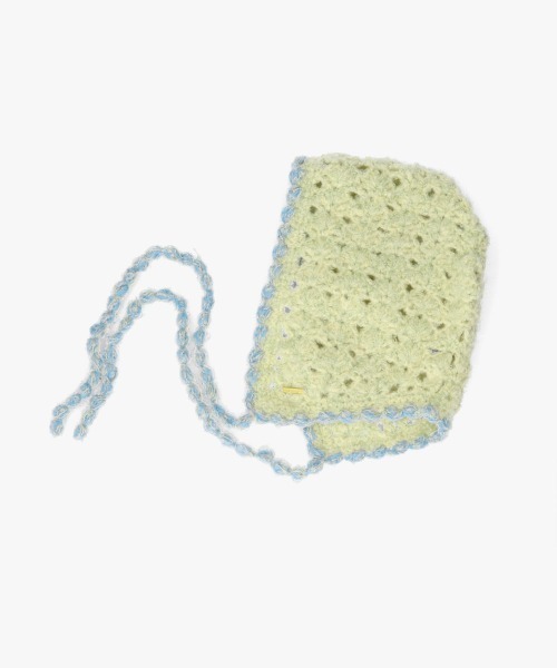 kaorinomori(カオリノモリ)の「kaorinomori フィーユボンネ ミナ / カオリノモリ(ハット・レディース・ホワイト/ブラック/ライトグリーン・FREE)」の3枚目の写真