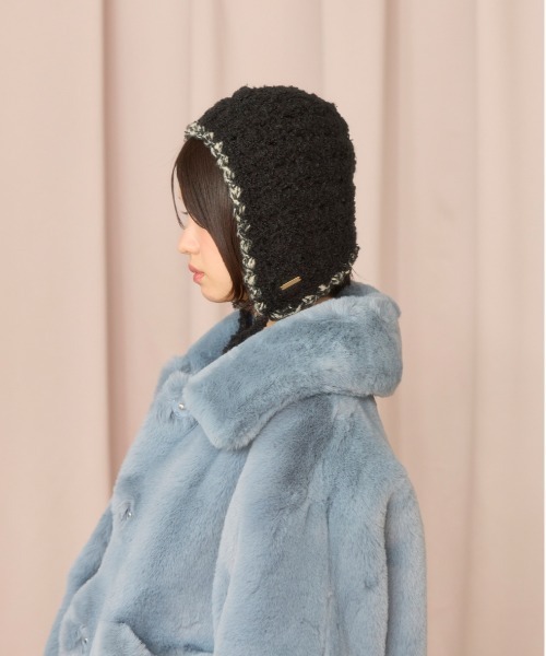 kaorinomori(カオリノモリ)の「kaorinomori フィーユボンネ ミナ / カオリノモリ(ハット・レディース・ホワイト/ブラック/ライトグリーン・FREE)」の10枚目の写真