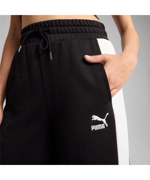 PUMA(プーマ)の「PUMA プーマ ウィメンズ ICONIC T7 ストレートレッグ トラックパンツ(その他パンツ・レディース・ブラック/グリーン・SMALL/LARGE/X-LARGE/MEDIUM)」の6枚目の写真