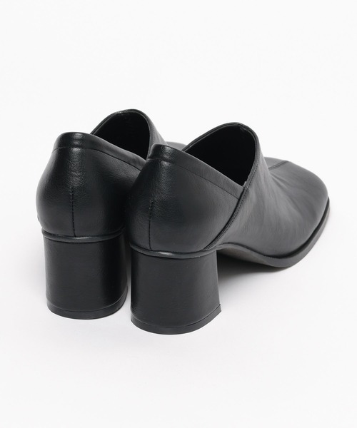 niko and...（ニコアンド）の「オリジナルスクエアブーティー（ブーツ・レディース・ゴールド/ブラック・SMALL/MEDIUM/LARGE）」の5枚目の写真