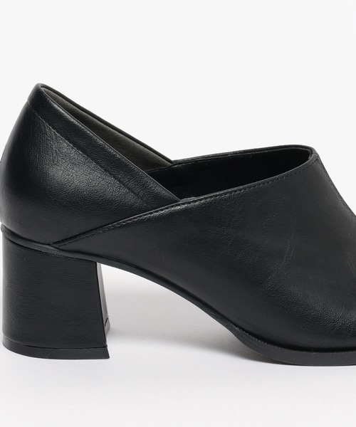 niko and...（ニコアンド）の「オリジナルスクエアブーティー（ブーツ・レディース・ゴールド/ブラック・SMALL/MEDIUM/LARGE）」の8枚目の写真