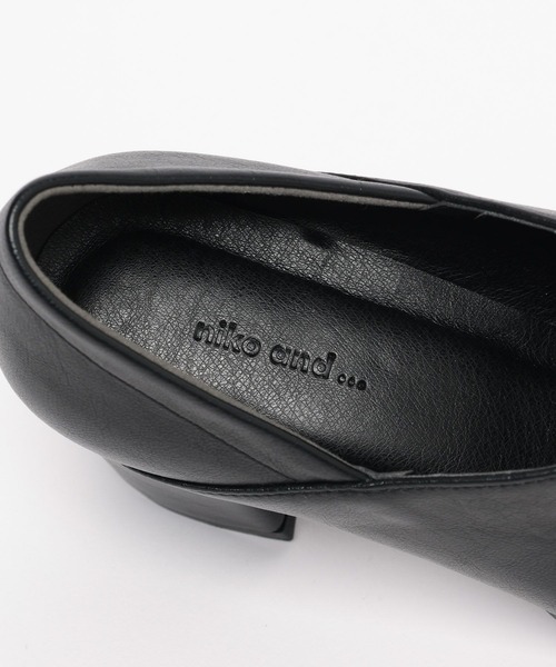 niko and...（ニコアンド）の「オリジナルスクエアブーティー（ブーツ・レディース・ゴールド/ブラック・SMALL/MEDIUM/LARGE）」の9枚目の写真