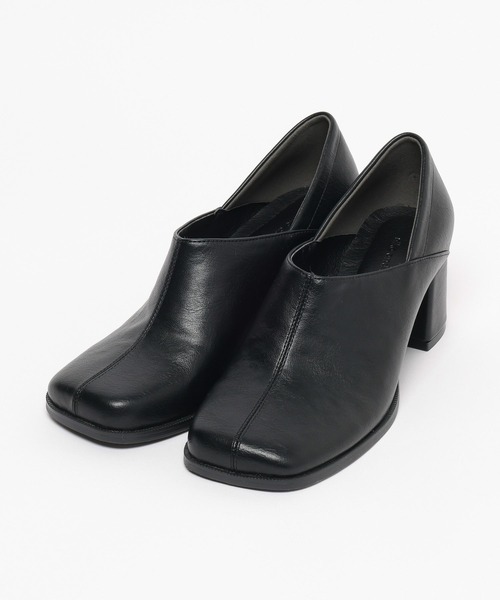 niko and...（ニコアンド）の「オリジナルスクエアブーティー（ブーツ・レディース・ゴールド/ブラック・SMALL/MEDIUM/LARGE）」の22枚目の写真