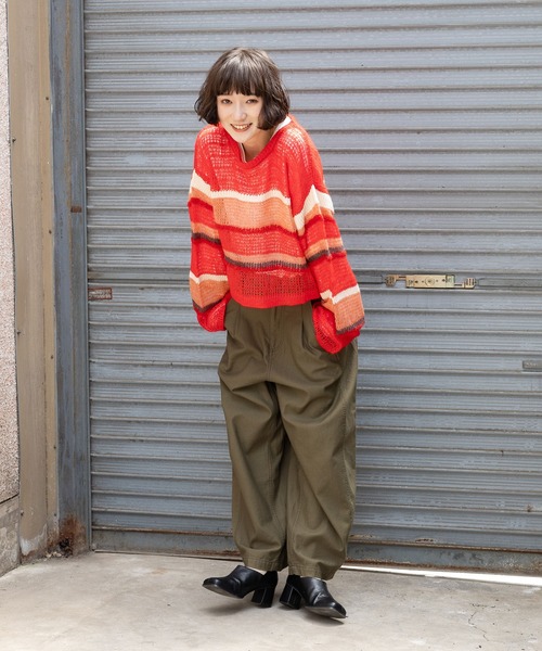 niko and...（ニコアンド）の「オリジナルスクエアブーティー（ブーツ・レディース・ゴールド/ブラック・SMALL/MEDIUM/LARGE）」の18枚目の写真