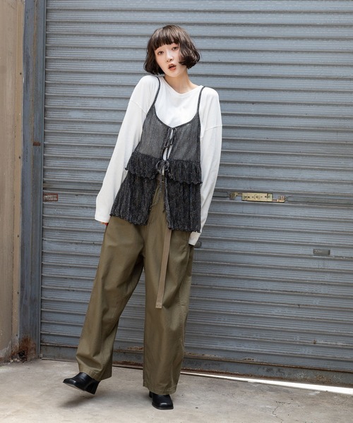 niko and...（ニコアンド）の「オリジナルスクエアブーティー（ブーツ・レディース・ゴールド/ブラック・SMALL/MEDIUM/LARGE）」の20枚目の写真