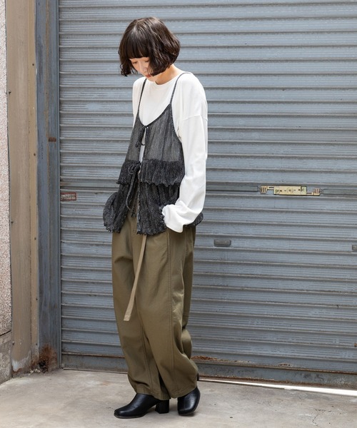 niko and...（ニコアンド）の「オリジナルスクエアブーティー（ブーツ・レディース・ゴールド/ブラック・SMALL/MEDIUM/LARGE）」の21枚目の写真