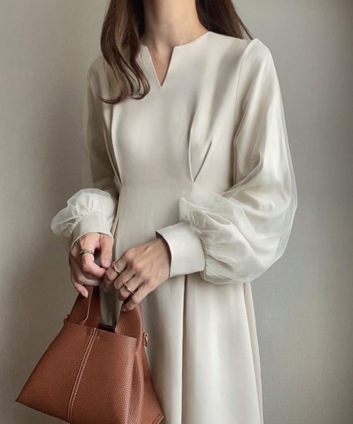 【CHICLINE】★ ザルコ フレア ワンピース (DRESS) ★ CHICLINE】☆ ザルコ フレア ワンピース (DRESS) ☆