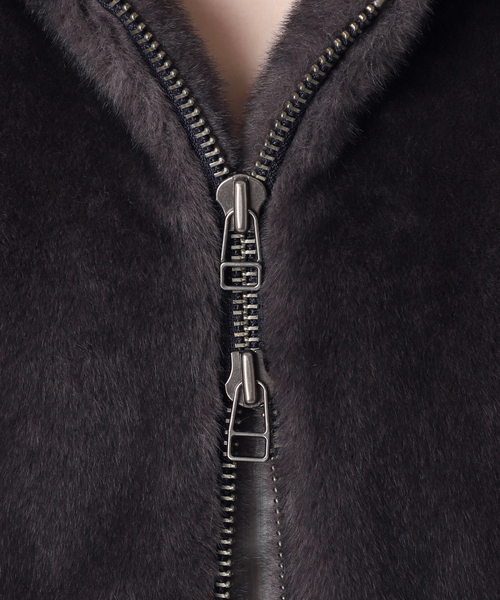 AP STUDIO（エーピーストゥディオ）の「ファーブルゾン（ブルゾン・レディース・ライトグレー/グレー・FREE）」の17枚目の写真